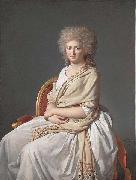 Jacques-Louis David Portrait of Anne Marie Louise Thelusson, oil